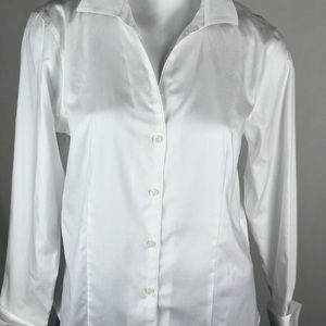 Calvin Klein Non-Iron Shirt White 12 French Cuff